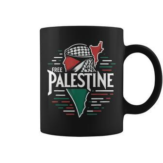 Free Palestine T Coffee Mug - Monsterry UK