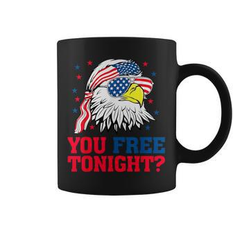 Are You Free Tonight 4Th Of July Independence Day Bald Eagle Coffee Mug - Monsterry AU