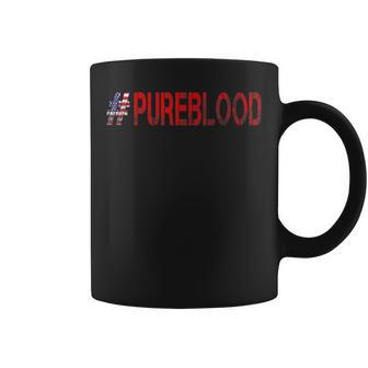 Free Usa American Flag Pureblood Pure Blood Coffee Mug - Monsterry DE