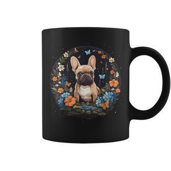 French Bulldog Mom Dog Lover Floral Dog Owner Women Coffee Mug - Thegiftio UK