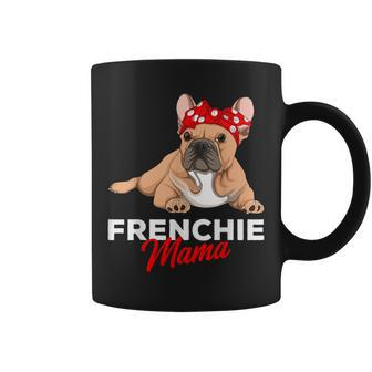 Frenchie Mama French Bulldog Dog Mom Cute Girls Coffee Mug - Monsterry