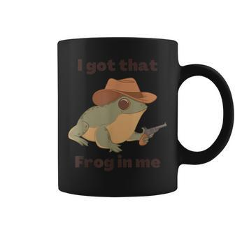 I Got That Frog In Me Apparel Coffee Mug - Seseable