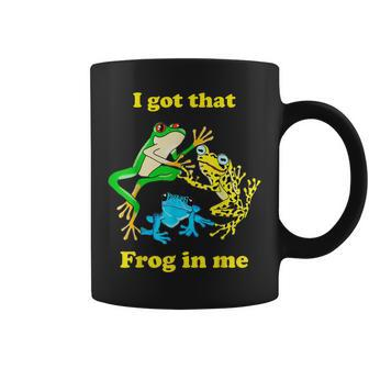I Got That Frog In Me Meme Men Coffee Mug | Mazezy