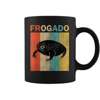 Frogado Black Desert Rain Frog Retro Vintage Style Coffee Mug - Monsterry