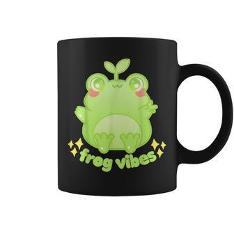Froggy Crossing Frog Vibes Coffee Mug - Thegiftio UK