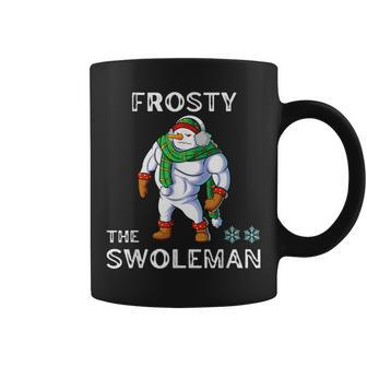 Frosty The Swoleman Fitness Gym Training Christmas Coffee Mug - Monsterry AU