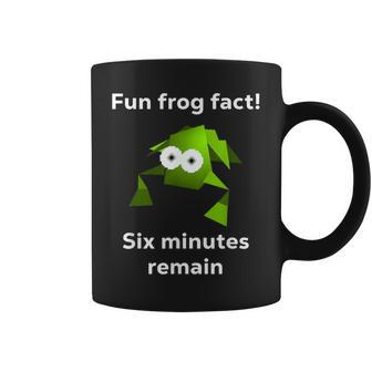 Fun Frog Fact Six Minutes Remain Cursed Frog Coffee Mug - Monsterry CA