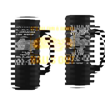 All Fun Until Someone Gets Their Balls Out Ball Python Coffee Mug - Monsterry