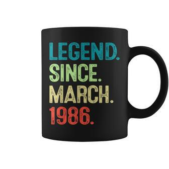 38 Year Old Vintage March 1986 38Th Birthday Coffee Mug | Mazezy