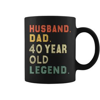 40Th Birthday Outfit For Present Vintage Dad 1980 Coffee Mug - Monsterry