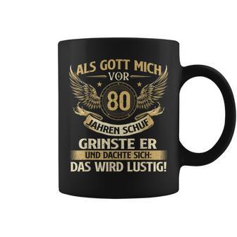 Als Gott Michor 80 Jahren Schuf Birthday Tassen - Geschenkecke