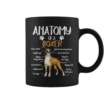 Anatomy Boxer Dog Lover Coffee Mug | Mazezy