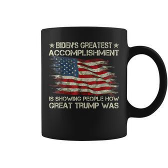 Anti Biden Biden's Greatest Accomplishment Is Showing Coffee Mug - Monsterry AU