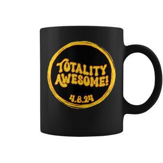 April 2024 Solar Eclipse Totality Awesome Coffee Mug | Mazezy