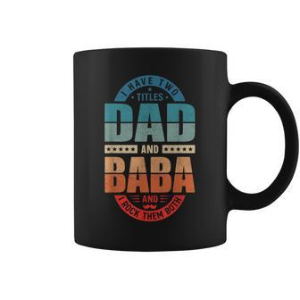 Arabic Dad Baba Arab Best Baba Ever Retro Vintage Baba Coffee Mug - Monsterry CA