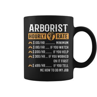 Arborist Arborist Hourly Rate Coffee Mug | Mazezy