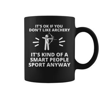 Archery Smart People Cool Athletic Hunters Archery Coffee Mug | Mazezy