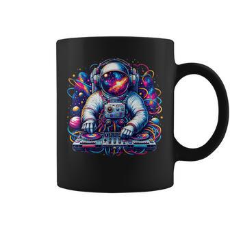 Astronaut Dj Electronic Music Galaxy Outer Space Coffee Mug - Monsterry AU