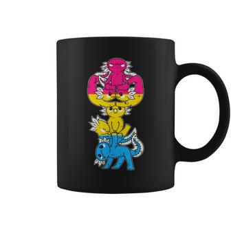 Axolotl Pansexual Lgbt-Q Gay Pride Women Coffee Mug - Monsterry AU