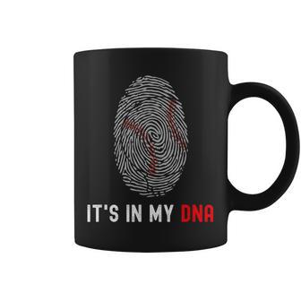 Baseball Fingerprint It's In My Dna Baseball Player Coffee Mug - Monsterry AU