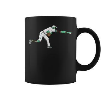 Baseball Pitcher Zombie Coffee Mug - Monsterry DE