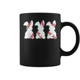 Baseball Sports Easter Bunny Rabbits Easter Day Coffee Mug - Monsterry