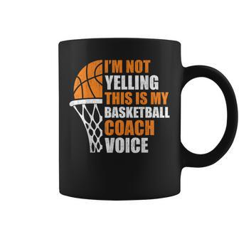 Basketball Not Yelling My Basketball Coach Men Coffee Mug - Thegiftio UK