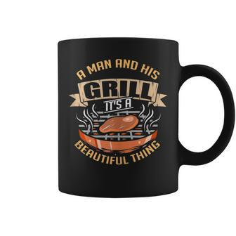 Bbq A Man And His Grill Fun Beautiful Thing Coffee Mug | Crazezy