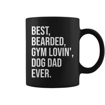 Bearded Dad Gym Lover Dog Owner Lifter Workout Coffee Mug - Monsterry AU