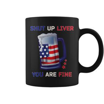 Beer Outfit Usa Flag 4Th Of July Clothes Men Coffee Mug - Monsterry AU