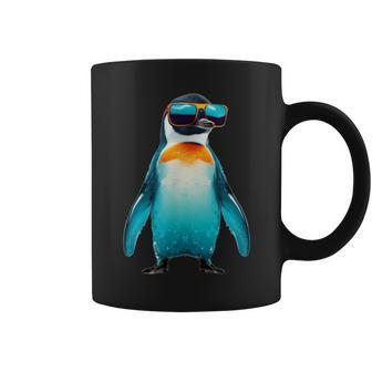 Bespectacled Emperor Penguin Coffee Mug - Monsterry
