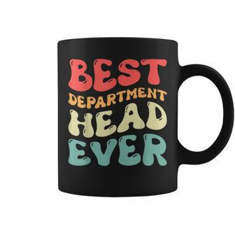 Best Department Head Ever Vintage Groovy Women Coffee Mug - Monsterry AU