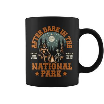 Bigfoot Sasquatch Alien National Park Coffee Mug - Thegiftio UK