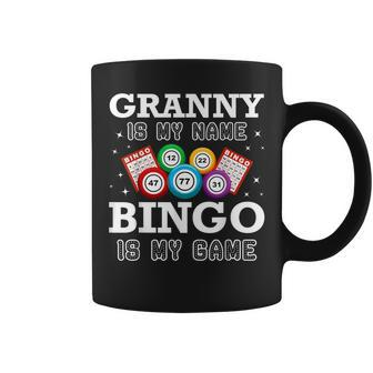 Bingo Granny Is My Name Bingo Lovers Family Casino Coffee Mug - Seseable