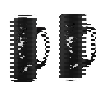 Black Cat Tuxedo Black Cat Cute Coffee Mug - Thegiftio