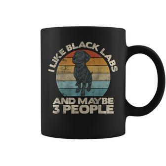 Black Lab Owner Dog Lover Labrador Black Lab Coffee Mug - Monsterry UK