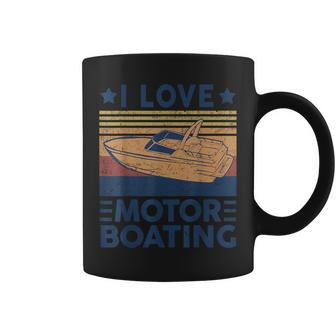 Boat Captain- I Love Motor-Boating Motorboating Coffee Mug - Thegiftio UK