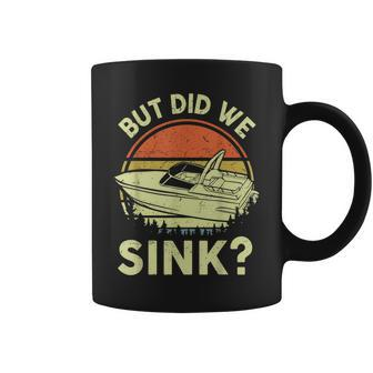 Boating But Did We Sink Motor Boat Captain Coffee Mug - Thegiftio UK