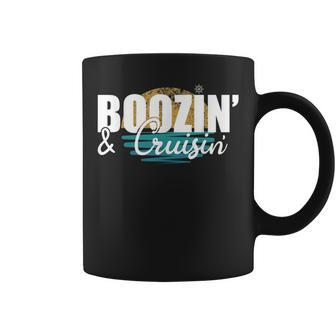 Boozin And Cruisin Vacation Cruise Ship Coffee Mug - Thegiftio UK