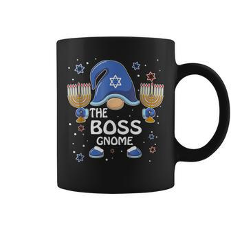 The Boss Gnome Hanukkah Matching Family Pajama Coffee Mug | Crazezy CA