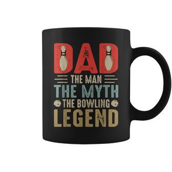 Bowler Dad Bowling Legend Father's Day Coffee Mug - Thegiftio UK