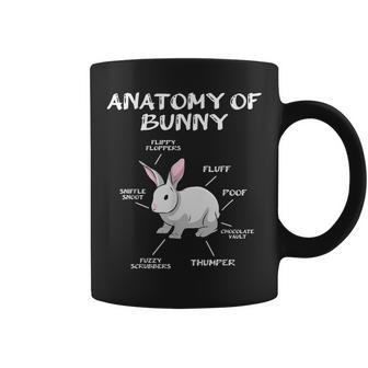 Bunny Rabbit Anatomy Cute Rabbit Humor Joke Coffee Mug - Thegiftio UK