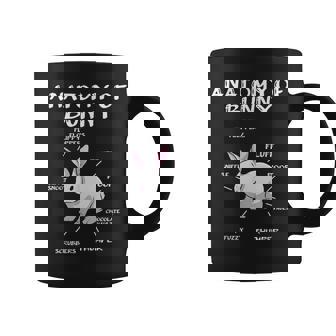 Bunny Rabbit Anatomy Cute Rabbit Humor Joke Coffee Mug - Thegiftio