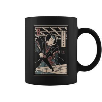 Carpentry Samurai No 3 Warrior Japanese Coffee Mug | Mazezy