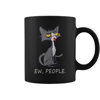 Cat Ew People Meowy Cat Lovers Womens Coffee Mug - Seseable