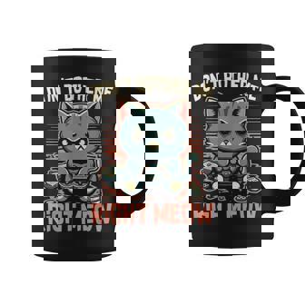 Cat Gamer Don’T Bother Me Right Meow Video Games Lover Coffee Mug - Thegiftio UK