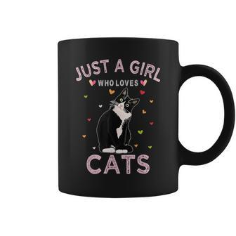 Cat Just A Girl Who Loves Cats Coffee Mug - Thegiftio UK