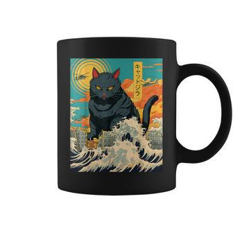 Cat Lover Catzilla Cat Owner Cat Coffee Mug - Seseable