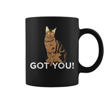 Cat Playing The Circle Game Coffee Mug - Monsterry DE