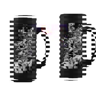 Cat Takes Selfie Moon Landing Cat Selfie Coffee Mug - Thegiftio